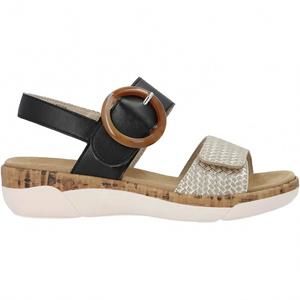 NEW REMONTE women's jocelyn 53 in beige/gold/schwarz